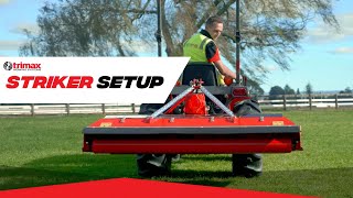 Trimax Striker Setup Video | Tractor Hookup | Rotary Mower