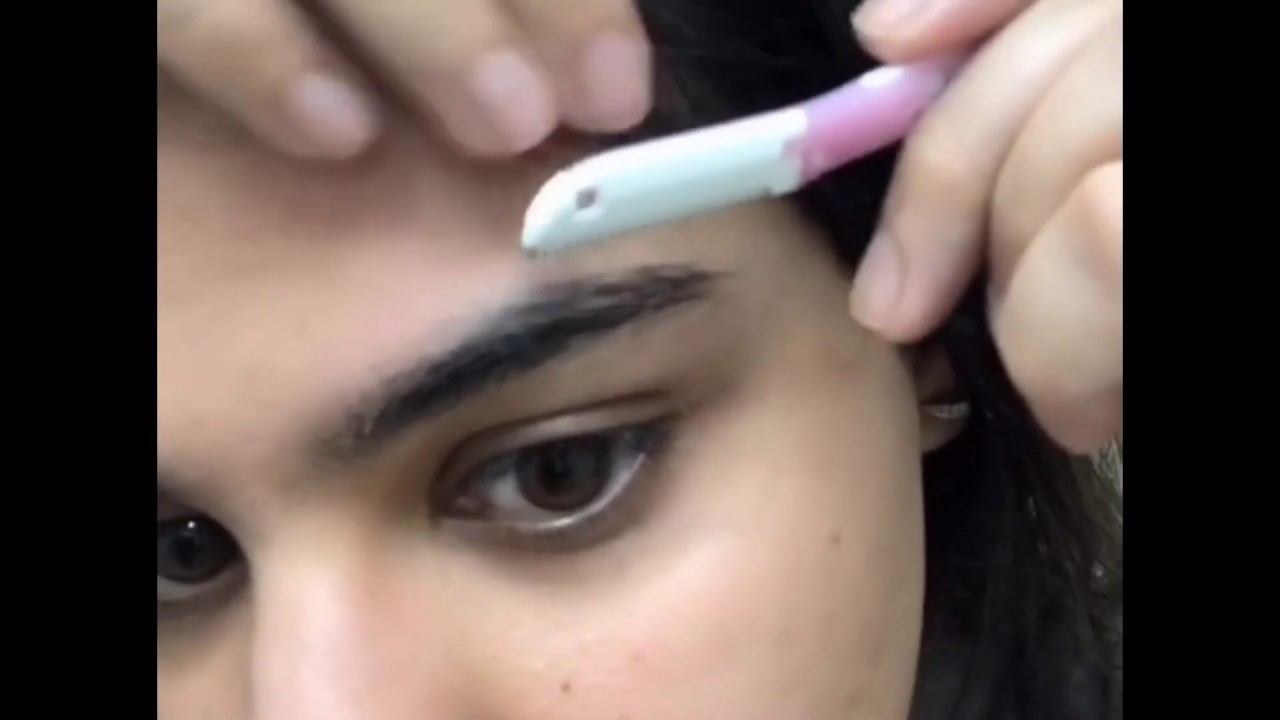 Shaving my brows?? Eyebrows at Home || SHIVALI SEHDEV || 