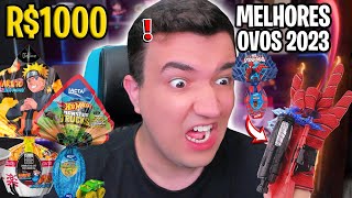 Comprei os melhores ovos de PÁSCOA com brinquedos !🐰