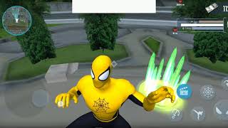 Yallow spider man : spider rope hero  mission screenshot 4