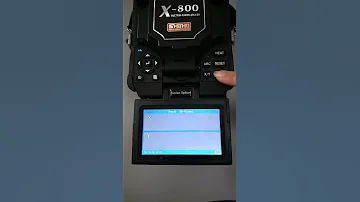 Shinho X 800 Fusion Splicer Splicing Video 