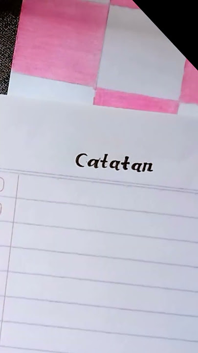 yuk bikin catatan untuk ide jurnal 😃😉 #tulisantangan #lettering #handwriting #journal #journey