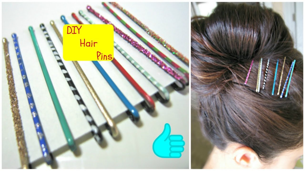 DIY Assorted Hair Pins YouTube