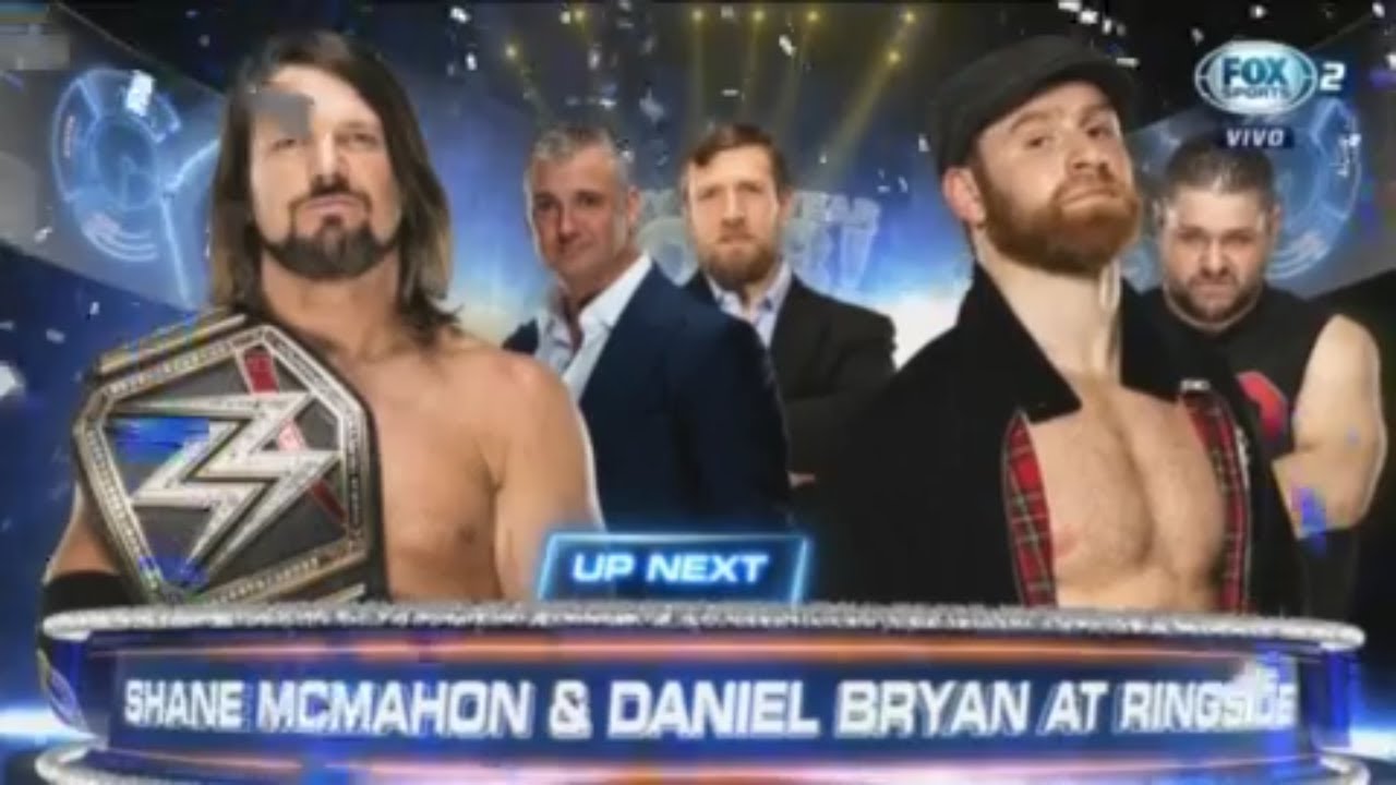 Aj Styles vs Sami Zayn : SmackDown - FOX SPORT - PT BR - YouTube