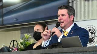 JJ WISE Auctioneer, World Automobile Auctioneers Championship, Manheim Auto Auction, Dallas Texas