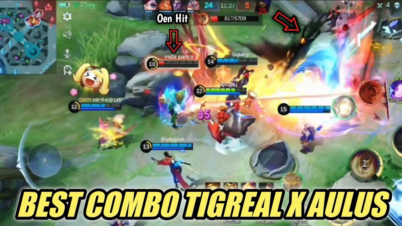 Best Combo Tigreal X Aulus To Rank Up Faster in 2024 mobile legends ...