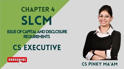 CS Executive| SLCM|SEBI (Issue of capital and disclosure ICDR )|Chapter 4(Class 12)#csexecutive