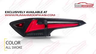 LAMPU STOP - FORTUNER VRZ - SRZ 2016-ON - CLEAR - LIGHT BAR - SEQUENTIAL