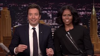 Michelle Obama SURPRISES Fans While They Record Farewell Messages To Her On Fallon