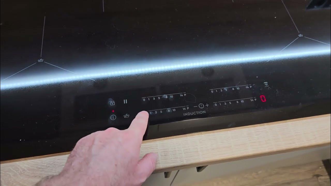 How to unlock Eletrolux induction hob YouTube
