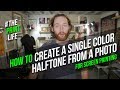 1 color halftone film tutorial for silk screen printing: the print life vlog