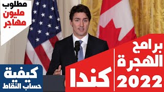 الهجرة الي كندا لعام  2022 اشهر برنامج للهجرة كندا شروط التقديم وكيفية حساب النقاط من الموقع الرسمي