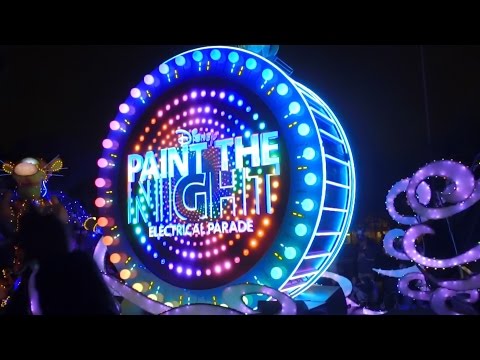 Paint the Night Parade Disneyland 2017 Full Show HD Low Light Camera