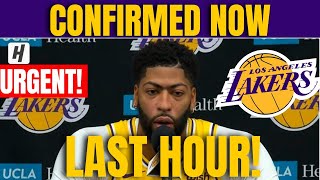 LAST MINUTE! NOBODY EXPECTED! LAKERS CONFIRMS! LAKERS UPDATE! TODAY'S LAKERS NEWS