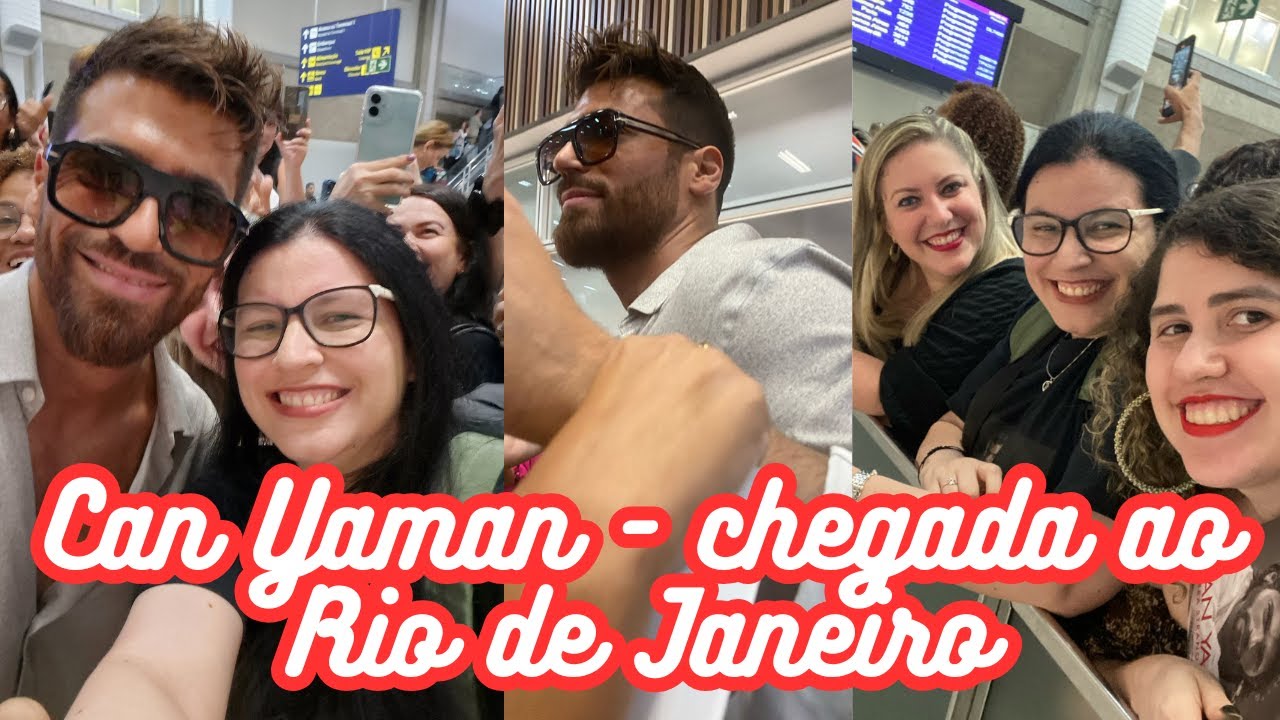 Can Yaman - Vlog Chegada do Ator ao Rio de Janeiro  ( Consegui meu autógrafo)