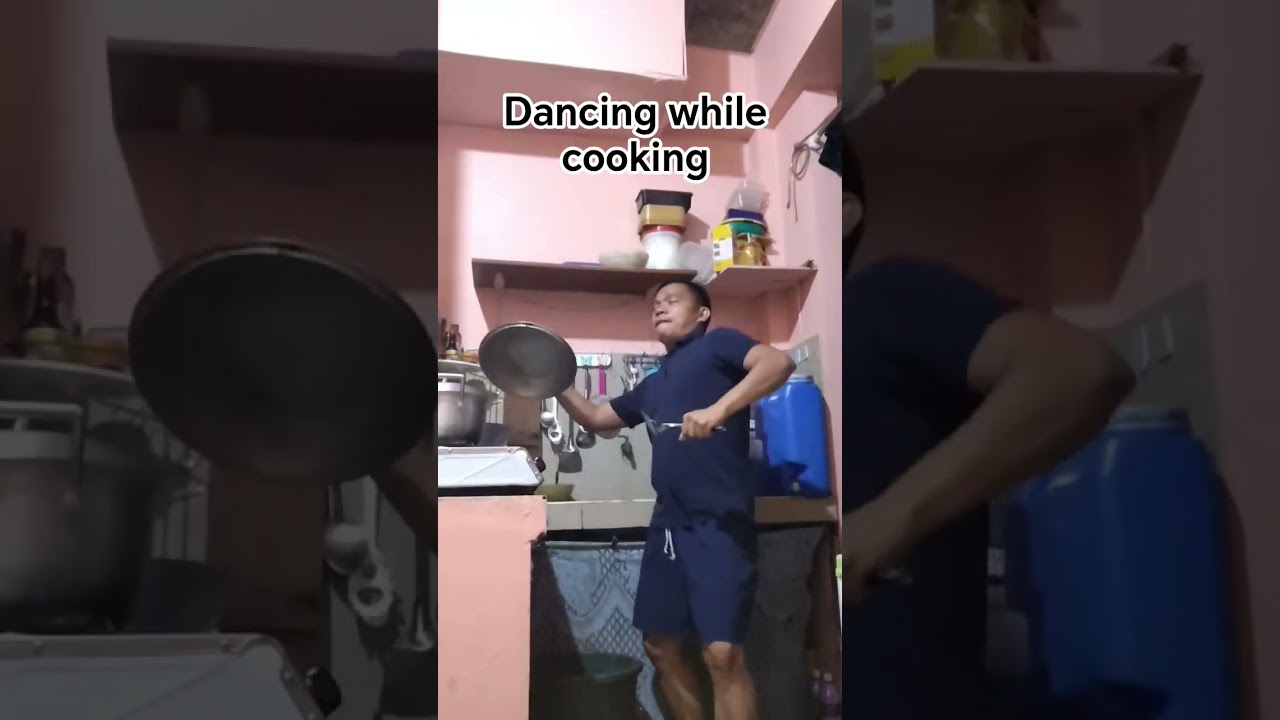 dancing while cooking 