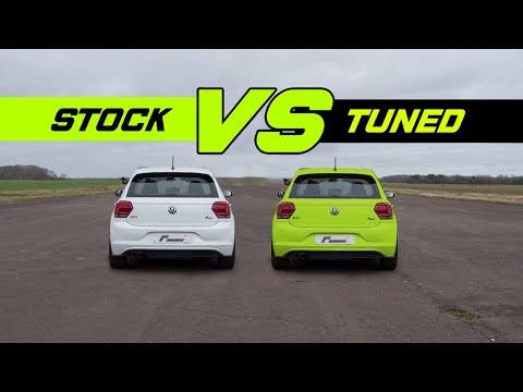 How much faster can a £500 tune make a VW POLO - STOCK VS TUNED