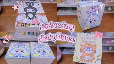 [Tổng hợp] 🌷Unboxing✨ blind box Babythree tự làm của Thỏ🎀 | Thỏ 🐰 #unboxing #babythree #blindbox