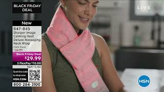 Sharper Image Calming Heat Deluxe Massaging Neck Wrap - 21122094