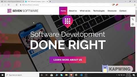 The7 Theme as a Software Company Website || Shortintro || Themeintro