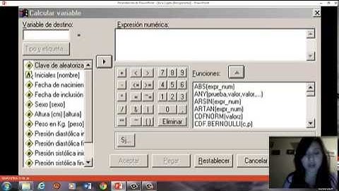 MANIPULACION Y TRANSFORMACION DE DATOS EN SPSS :)