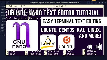 Ubuntu Nano Text Editor Tutorial – Master Basics in Minutes! 🐧 #Linux #Ubuntu #Nano