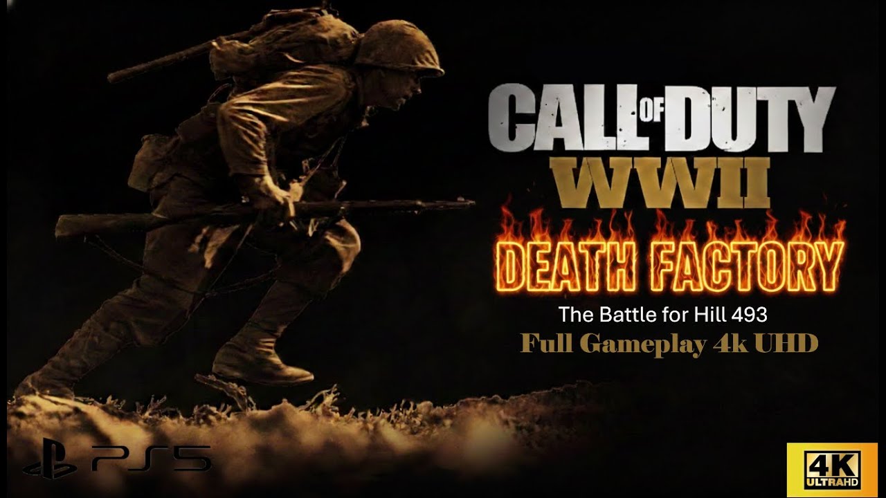 Cod Factory COD WWII Campaign Part 7 - DEATH FACTORY (4K 60FPS) #gameplay - YouTube