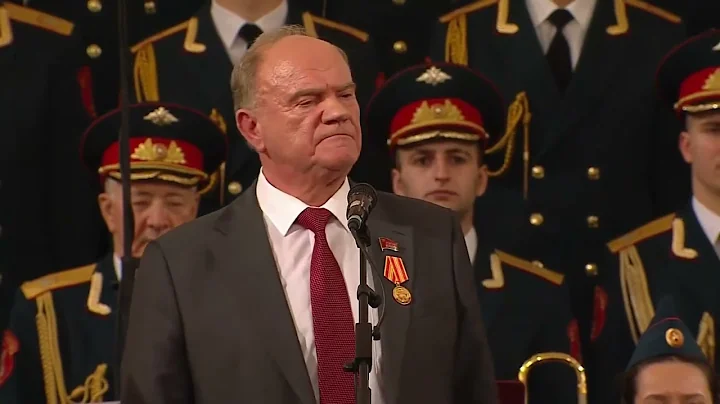 100th Anniversary of USSR - Soviet Anthem and Zyuganov's Speech - English Subtitles - DayDayNews