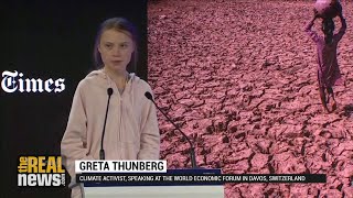 'Our House Is Still on Fire,' Warns Greta Thunberg at Davos