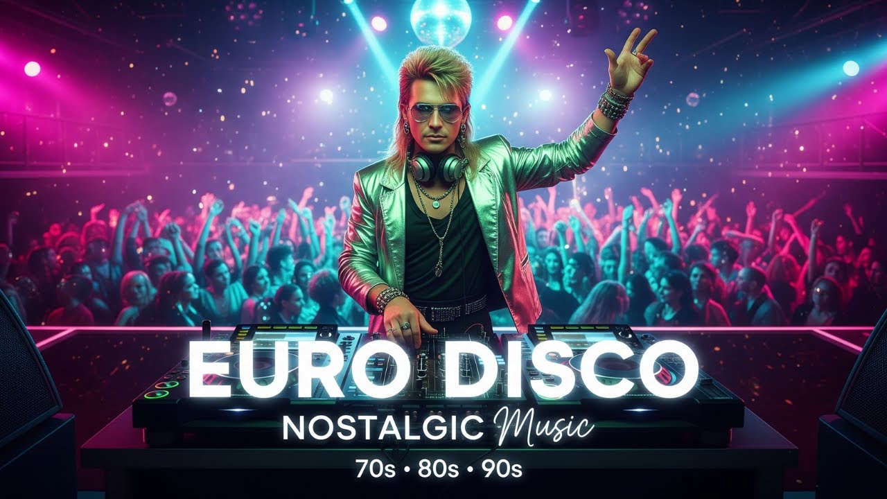 Retro Euro Disco Night Energy 80s | Nonstop Neon Waves with Timeless Class ⚡