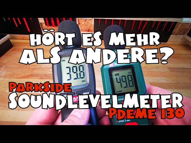 Hab ich mich verhört? PARKSIDE® Dezibel Messer PDEME 130 - 2021 - YouTube