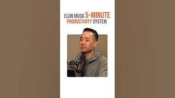 Elon Musk 5-min productivity system