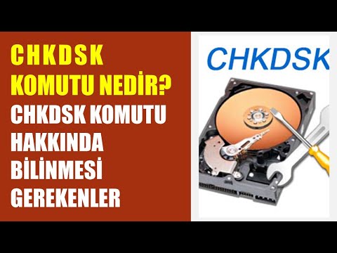 Video: Chkdsk F Komutu Nasıl çalıştırılır