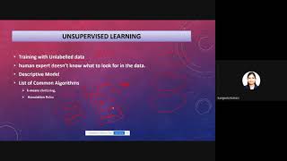 Supervised Learning, Unsupervised learning and Reinforcement Learning