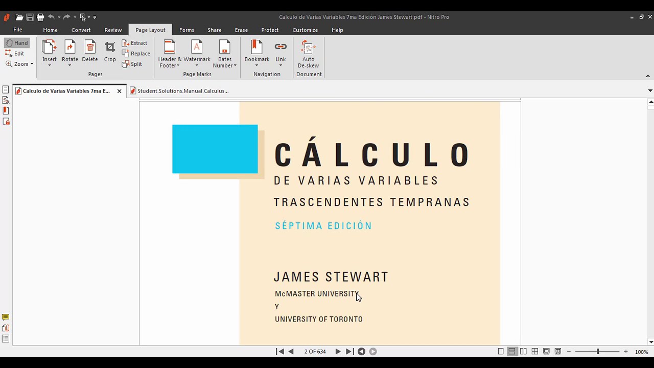Calculo de Varias Variables. 7ma. Edición - James Stewart + Solucionario. -  YouTube