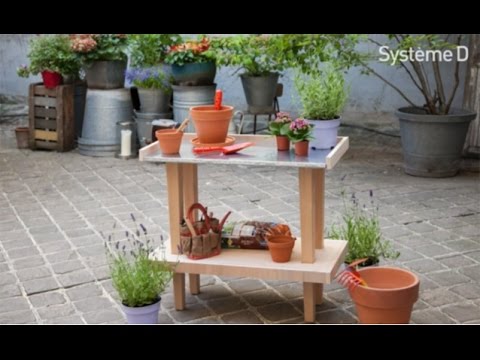 Vidéo: Idées de banc de rempotage - Comment faire un banc de rempotage pour le jardinage
