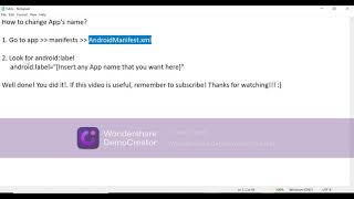 Rename Android Mobile's App Name screenshot 2