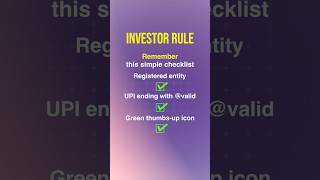 ⚠️ SEBI Warning: Never Pay Without @valid UPI | Investor Alert #sebi #investoralert #shortsfeed