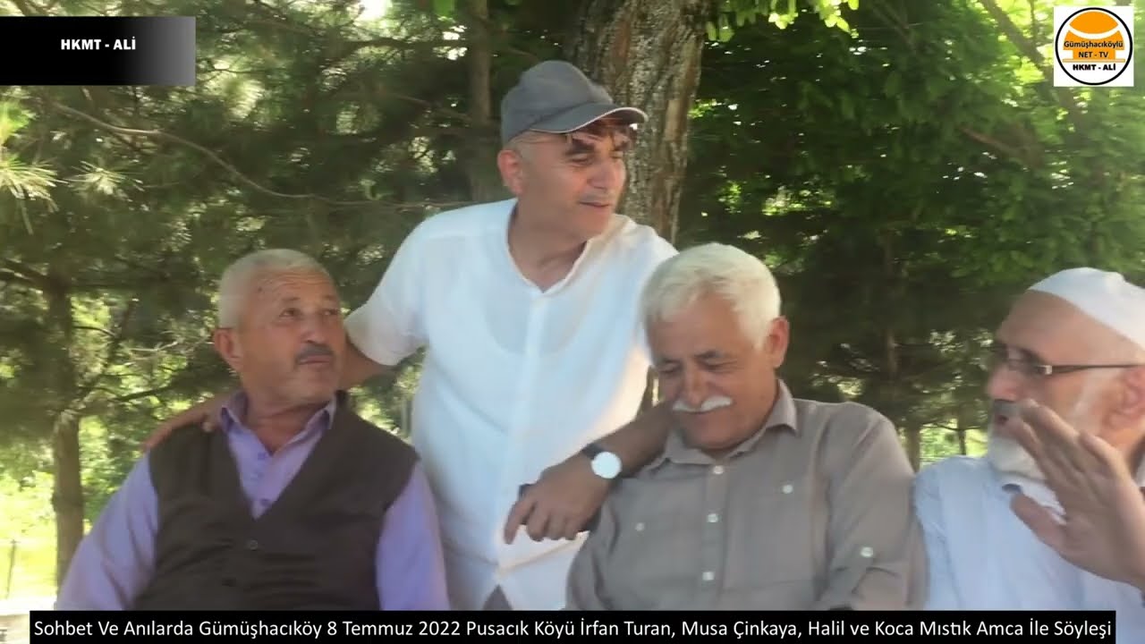 KÖYLERİ ZİYARETİMİZDE YOLUMUZ PUSACIK KÖYÜNE DÜŞTÜ KÖY MEYDANINDA AMCALARLA SÖYLEŞİMİZ