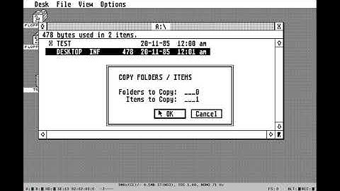 Atari TOS 1.0 High Res - 1985 - Atari ST 520