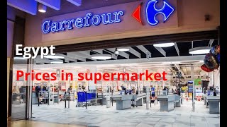 4k-Egypt food prices supermarket #travel #shopping #egypt Resimi