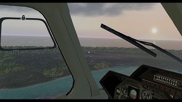 222B X-Plane 11 Testing Windows Rain