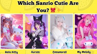 Sanrio Personality Test | Which Cutie Are You 🎀#personalitytest#personalityquiz