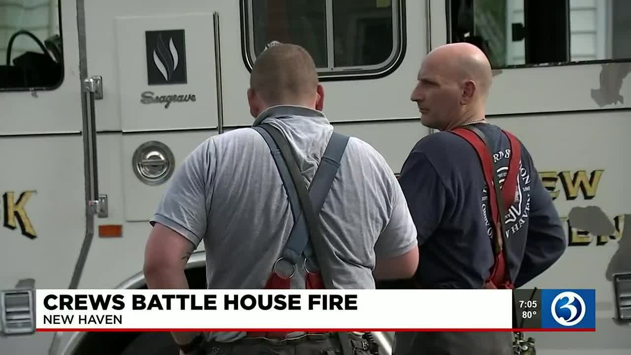 17 people displaced, dog and cat dead, after fire in New Haven - YouTube