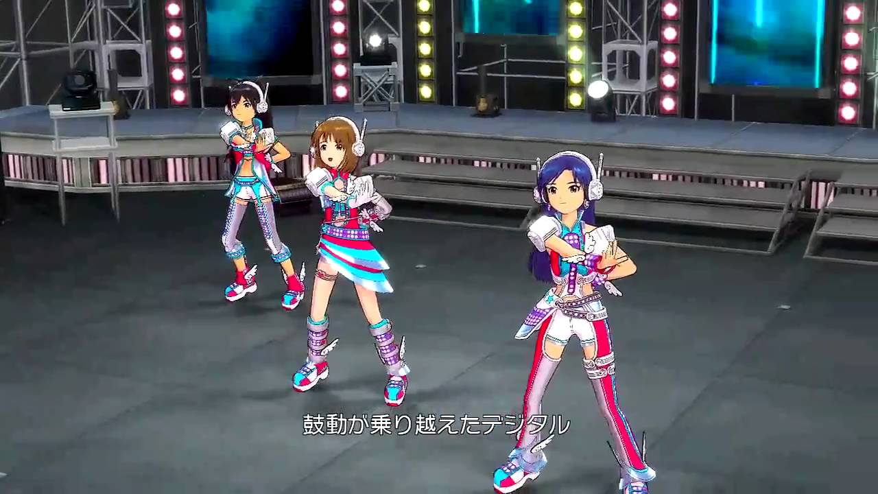 [720p] Kosmos, Cosmos - Yukiho, Chihaya, Hibiki (Idolmaster 2 S4U mode)