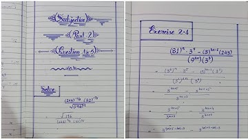Math guess papers 2021 |  Math class 9 | math presentation | Chapter 1 | Exercise 2.4 with solution