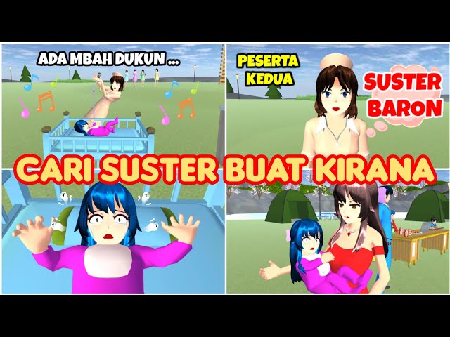 KIRANA TAKUT DI NYANYIIN LAGU MBAH DUKUN || VLOG KING HAPPY FAMILY || SAKURA SCHOOL SIMULATOR class=