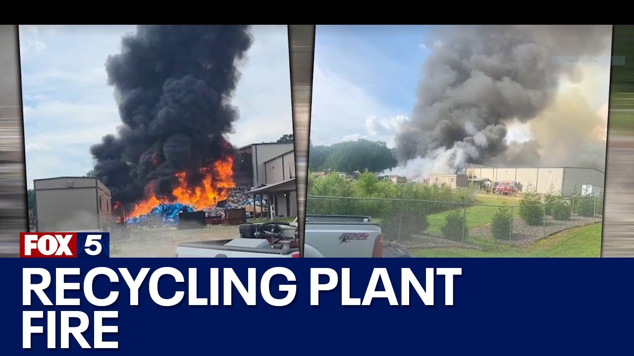 Why plastic is building up at recycling centers and catching fire - ABC News