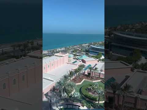 View from Atlantis Dubai !! #atlantisthepalmdubai #dubai #shorts #shortsvideo #youtubeshorts #short