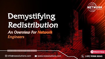"Demystifying Redistribution: An Overview for Network Engineers"